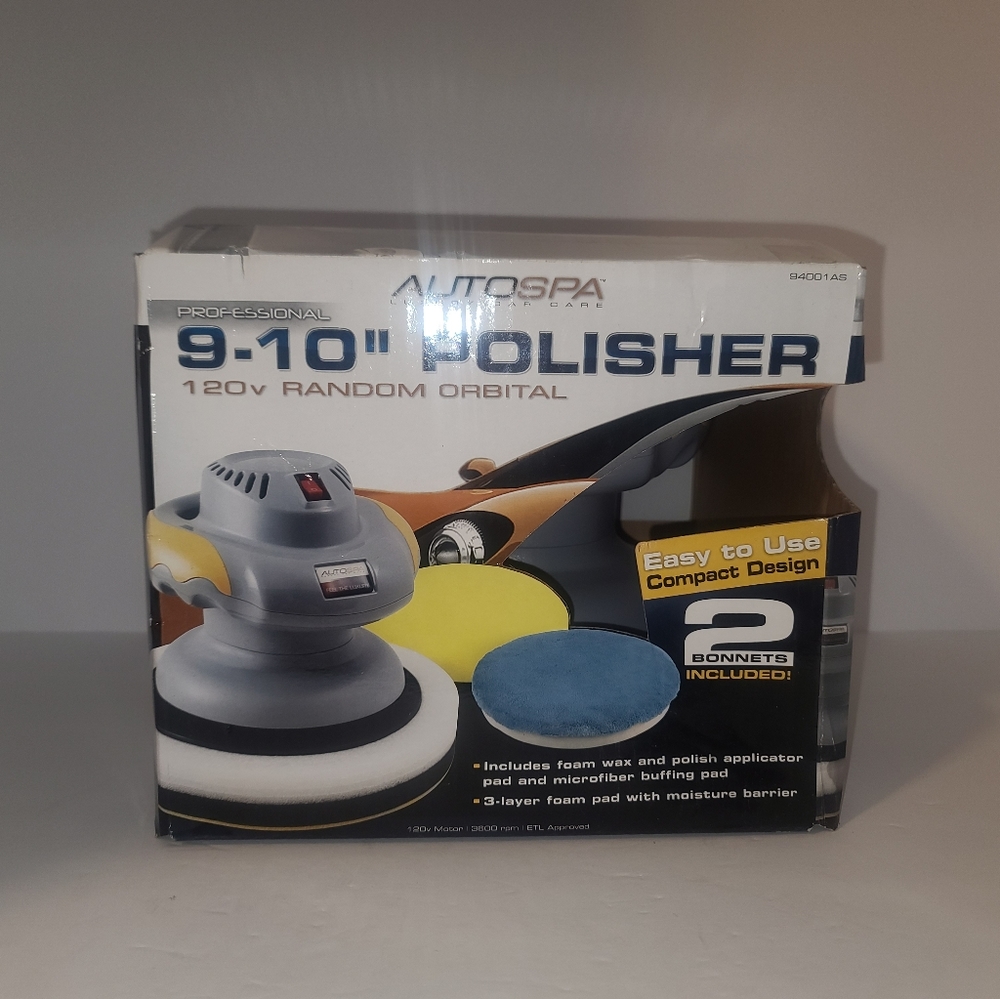autospa 9-10''polisher 120v random orbital professional